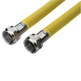 GAS AANSL.SET RVS 120CM