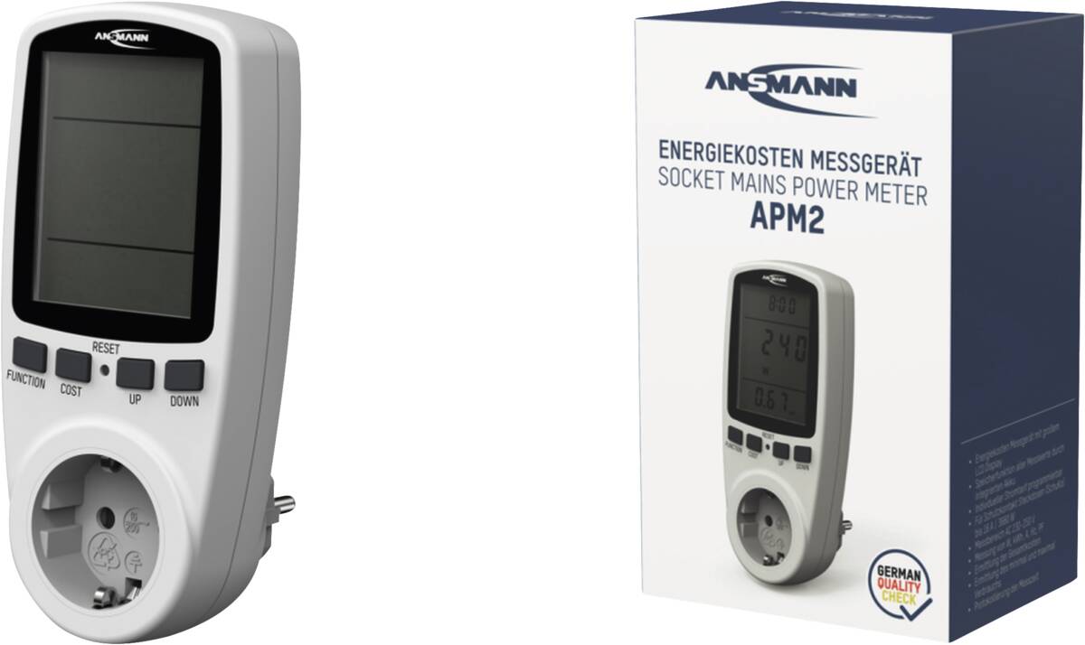 Ansmann Energieverbruiksmeter 230V 16A APM2