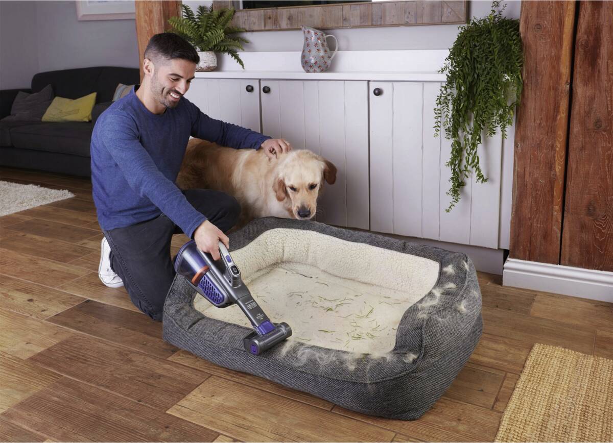 Black + Decker BHHV520BFP-QW titaan-zilver lila