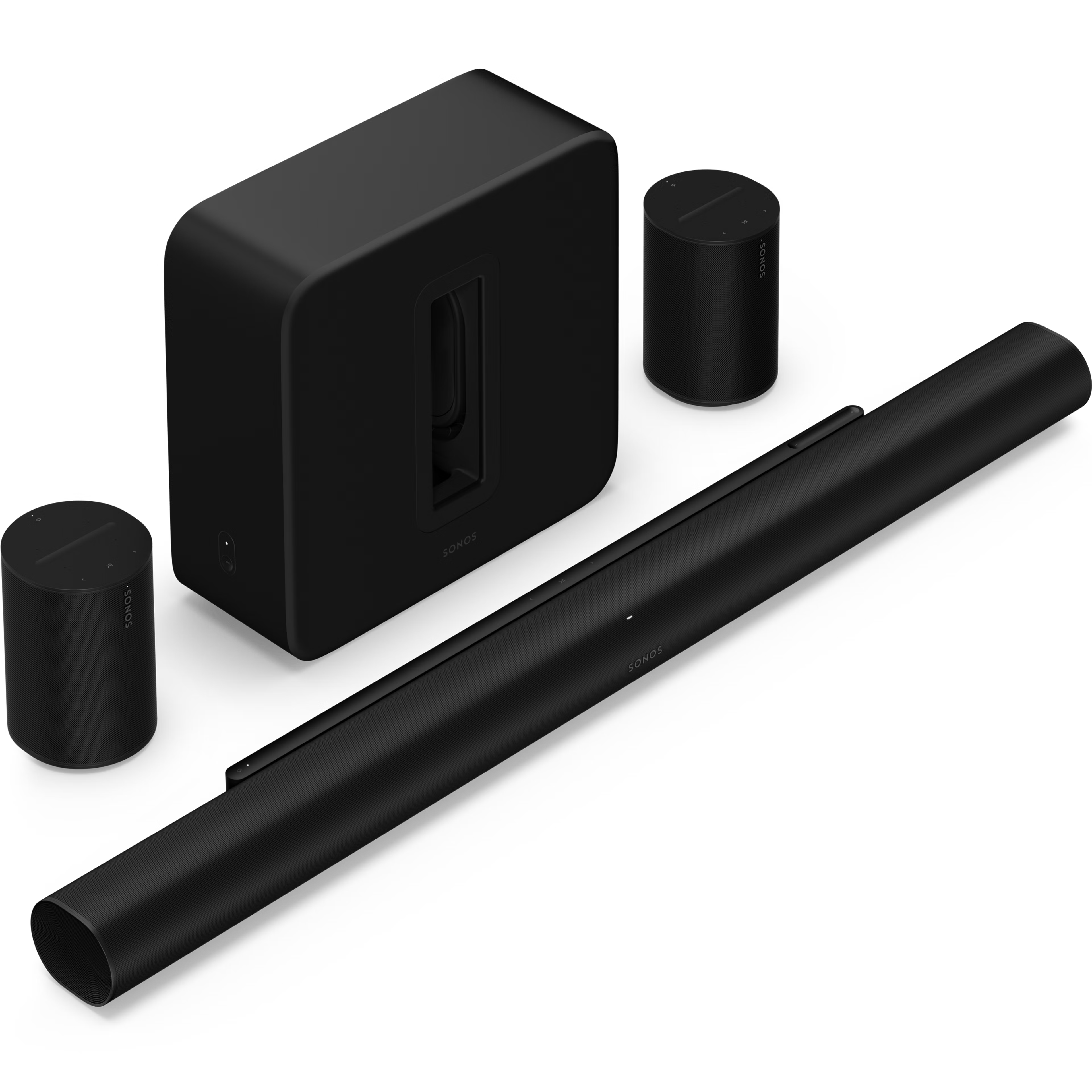 Sonos Sonos Arc Ultra met Sub 4 en 2x Era 100 Premium set Zwart - Bundel