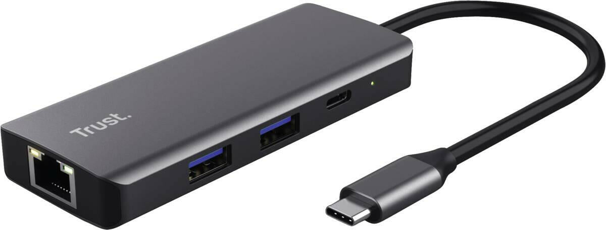 Trust Dalyx 6-in-1 USB-C Multi-Port Adapter.