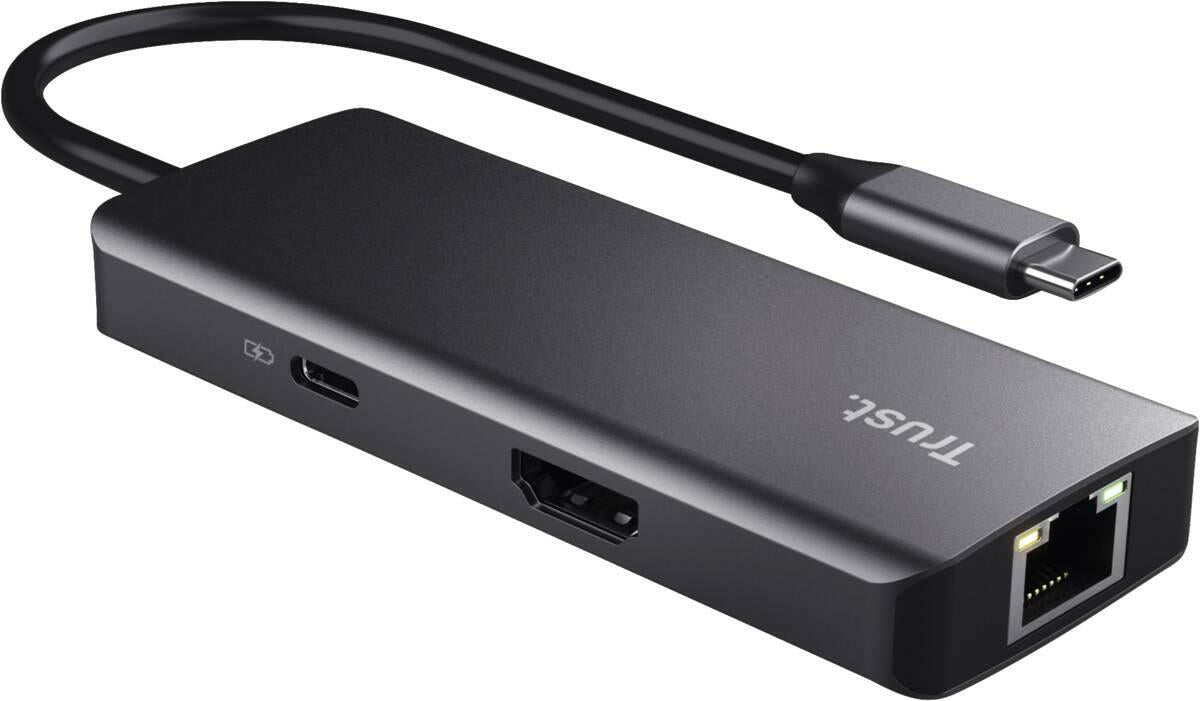 Trust Dalyx 6-in-1 USB-C Multi-Port Adapter.