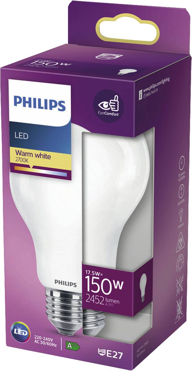 Philips LED classic 150W A67 E27 WW FR ND SRT4