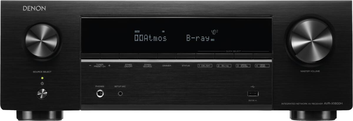 Denon Denon AVR-X1800H zwart