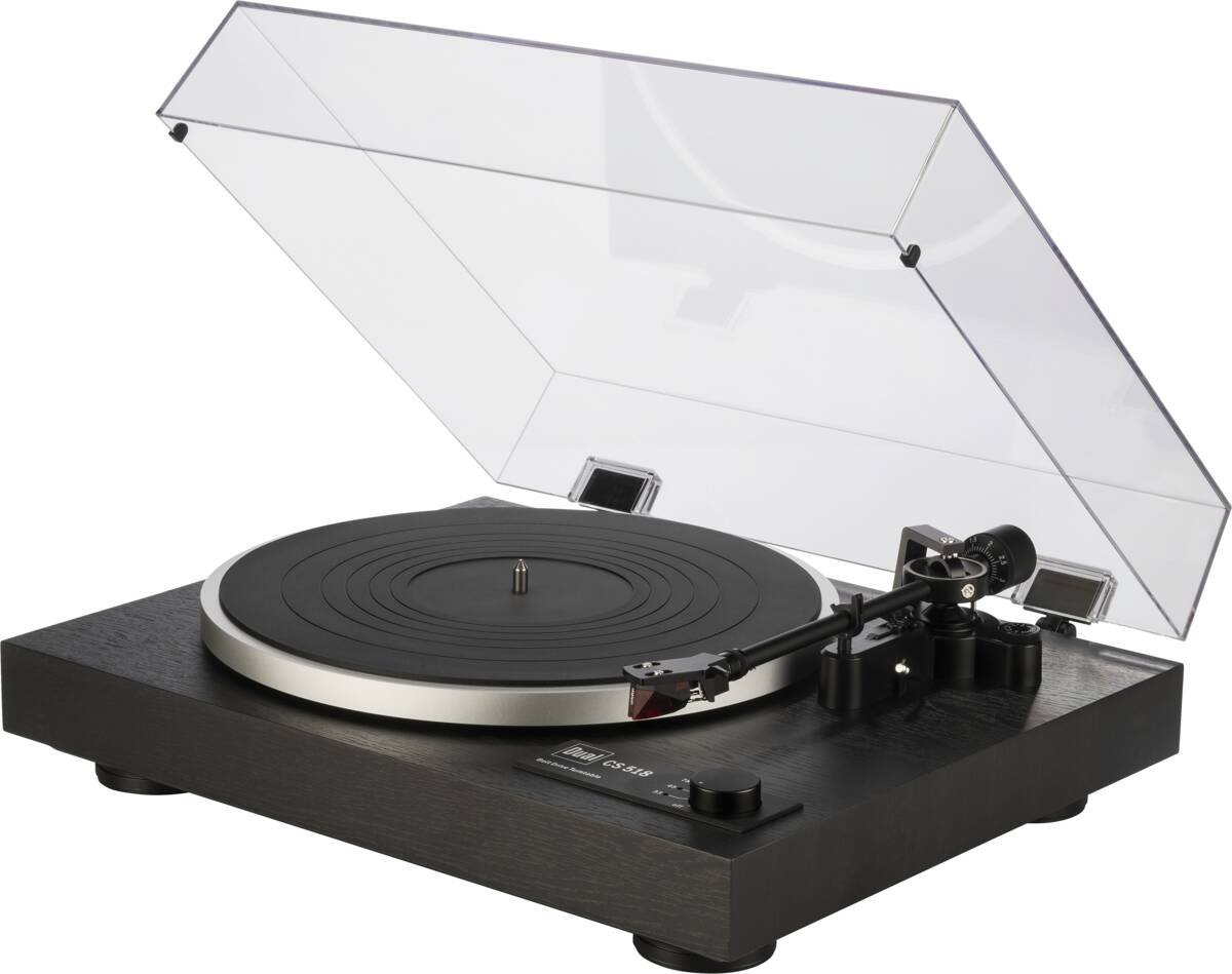 Dual Dual CS 518 Black Manual Ortofon 2M Red