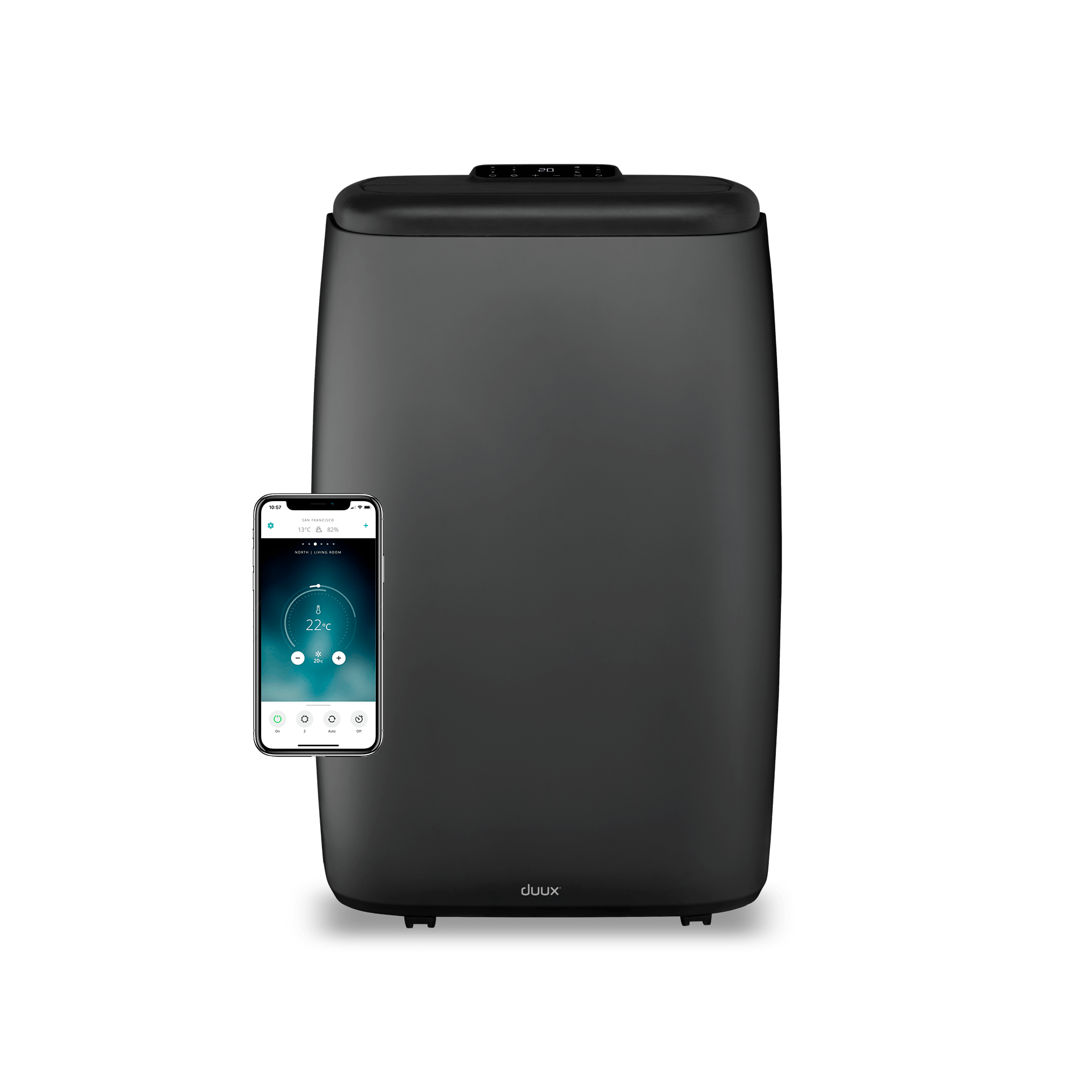 Duux Duux North Smart Airco 18.000 BTU Gray Black
