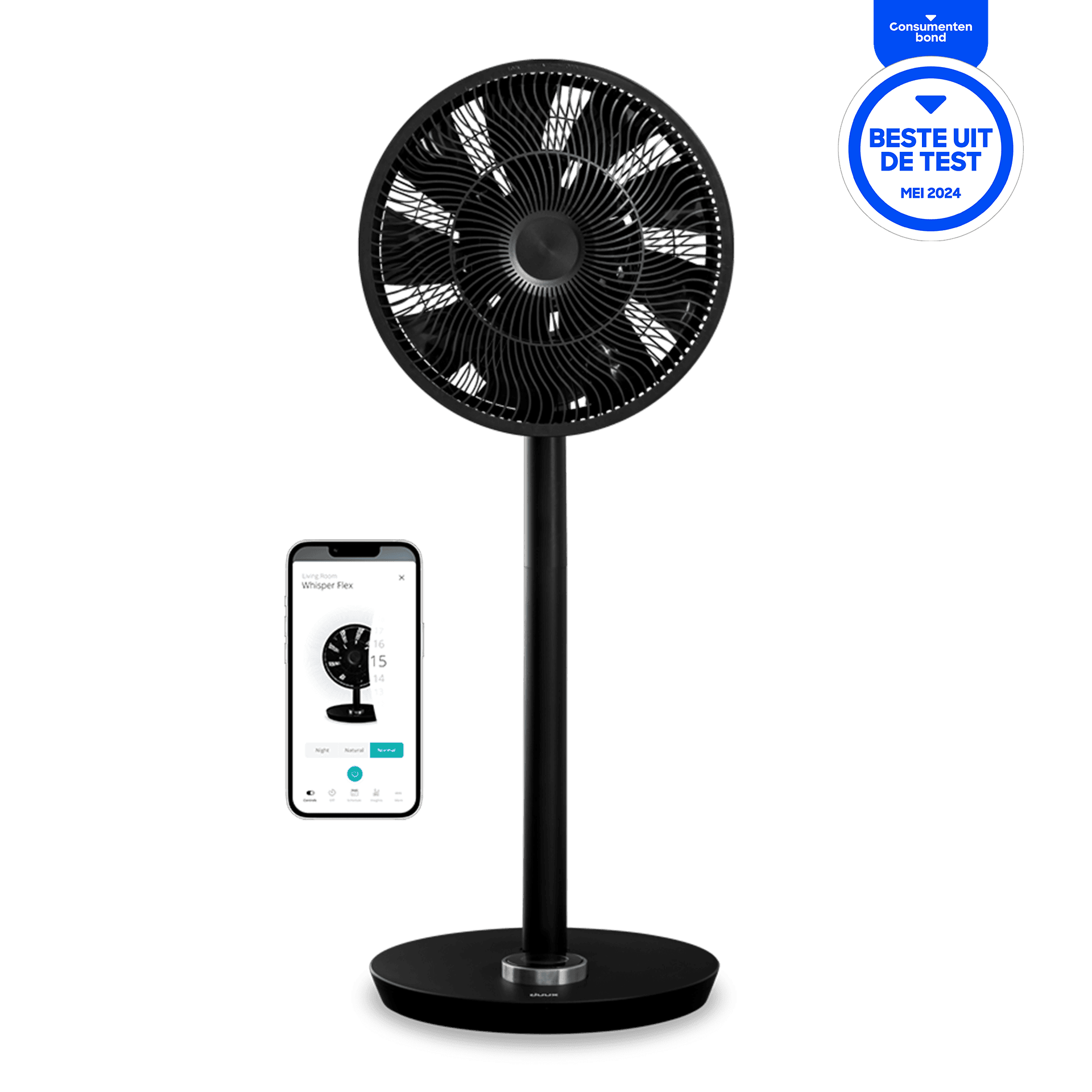 Duux Duux Whisper Flex Smart Fan Black