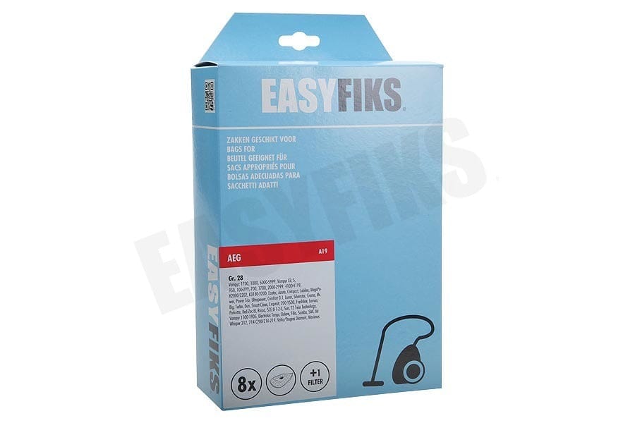 Easyfiks Easyfiks AEG GR28 Stofzuigerzak A19