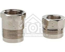 Easyfiks Easyfiks Gas Aansluitkoppeling 1/2 en 3/8 INCH RECHT (2 STUK