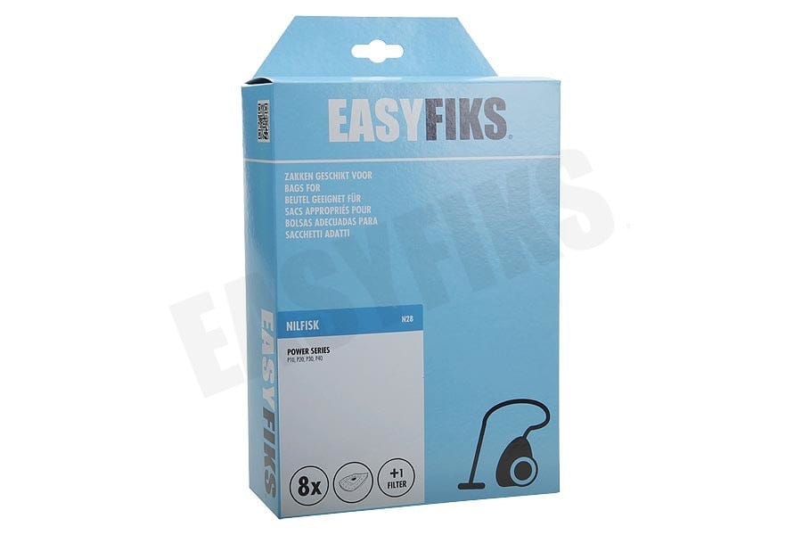 Easyfiks Easyfiks Nilfisk Power Series Stofzuigerzak N28