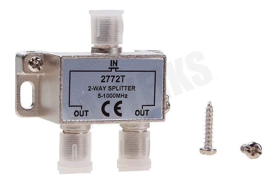 Easyfiks Easyfiks TV Splitter F-Connector 2x F-Connector Female