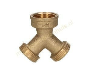 Easyfiks Easyfiks Y verbindingsstuk 3/4 INCH MESSING messing