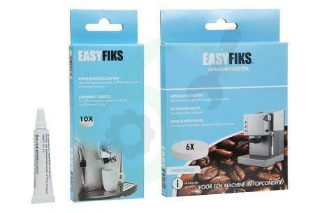 EASYFIKS REINIGER ONDERHOUDSPAKKET KOFFIE.