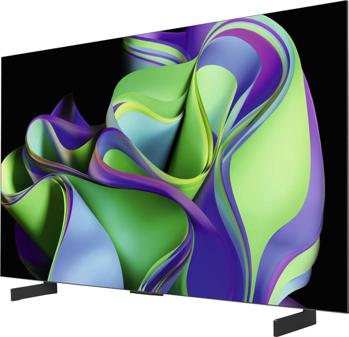 LG OLED42C35LA zilver