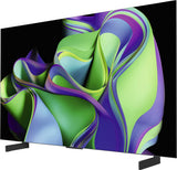 LG OLED42C35LA zilver