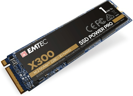 Emtec Emtec SSD M.2 NVMe PCIe 3.0 X300 1TB Intern