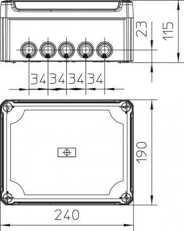 EP:Tummers A 8 OBO KABELDOOS VDE A 8
