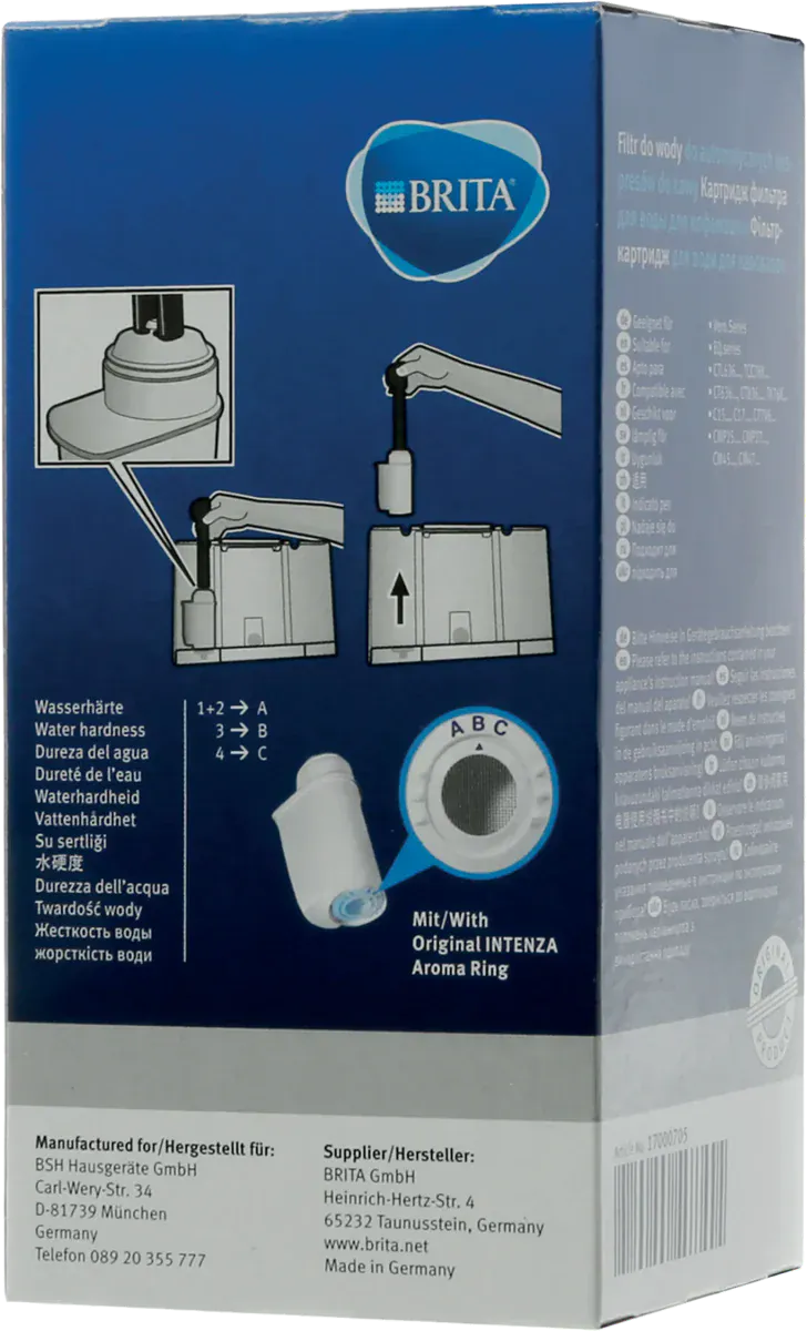 EP:Tummers B/S WATERFILT.INTENZA 17000705