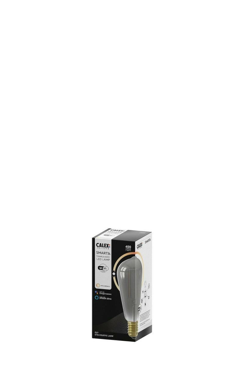 EP:Tummers CALEX LEDLAMP SMART LED FILAMENT RUSTIC SMOKEY LAMP ST64