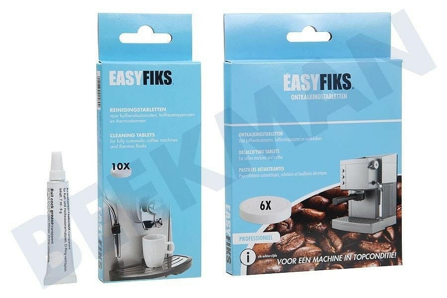 EP:Tummers EASYFIKS REINIGER ONDERHOUDSPAKKET KOFFIE