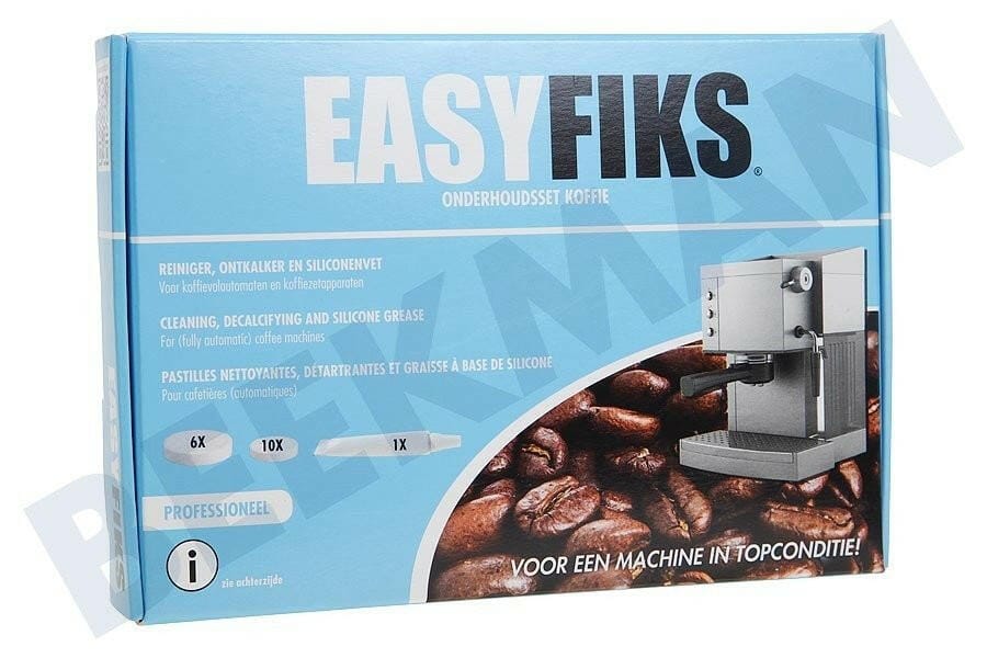 EP:Tummers EASYFIKS REINIGER ONDERHOUDSPAKKET KOFFIE