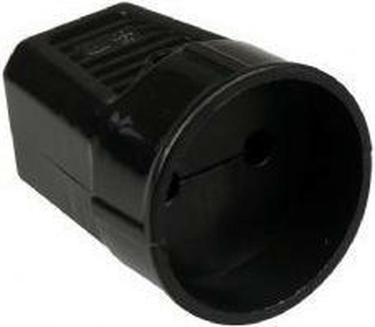 EP:Tummers ELEKTRA STEKKER CONTRA 10/16 AMPERE ZWART, ZONDER RA