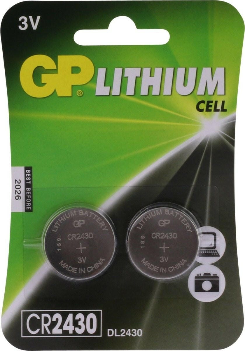 EP:Tummers GP BATTERIJ KNOOPCEL CR2430 3V