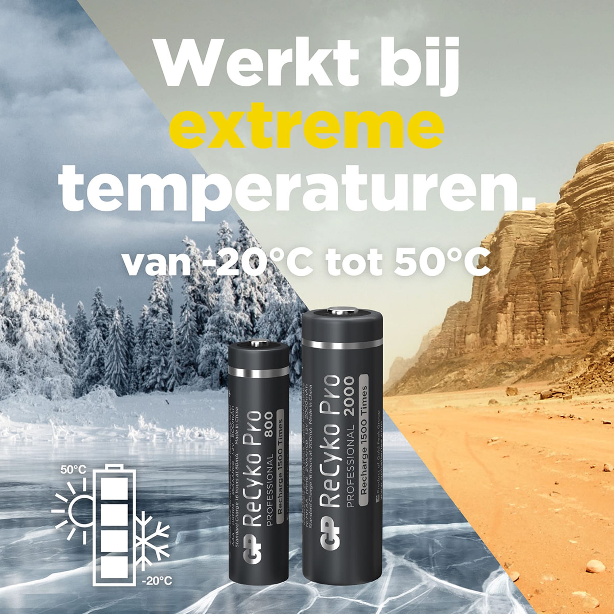 EP:Tummers GP OPL.BAT. PRO AA A4 2000MAH