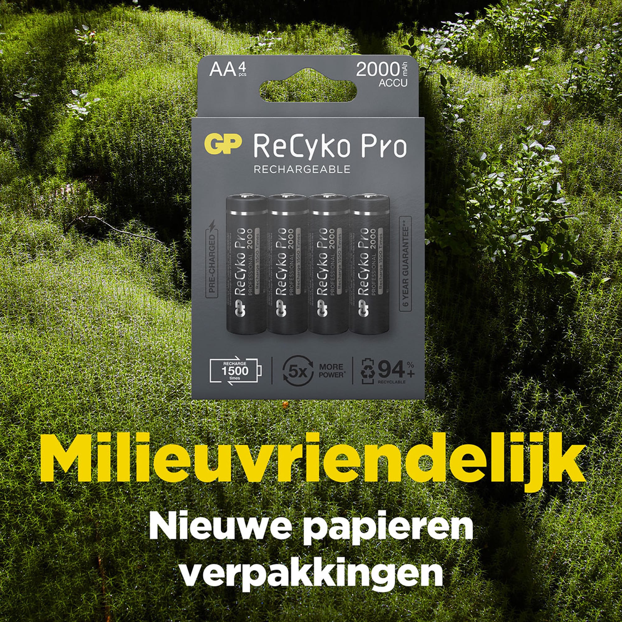 EP:Tummers GP OPL.BAT. PRO AA A4 2000MAH