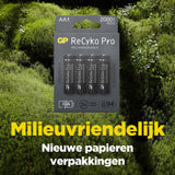 EP:Tummers GP OPL.BAT. PRO AA A4 2000MAH