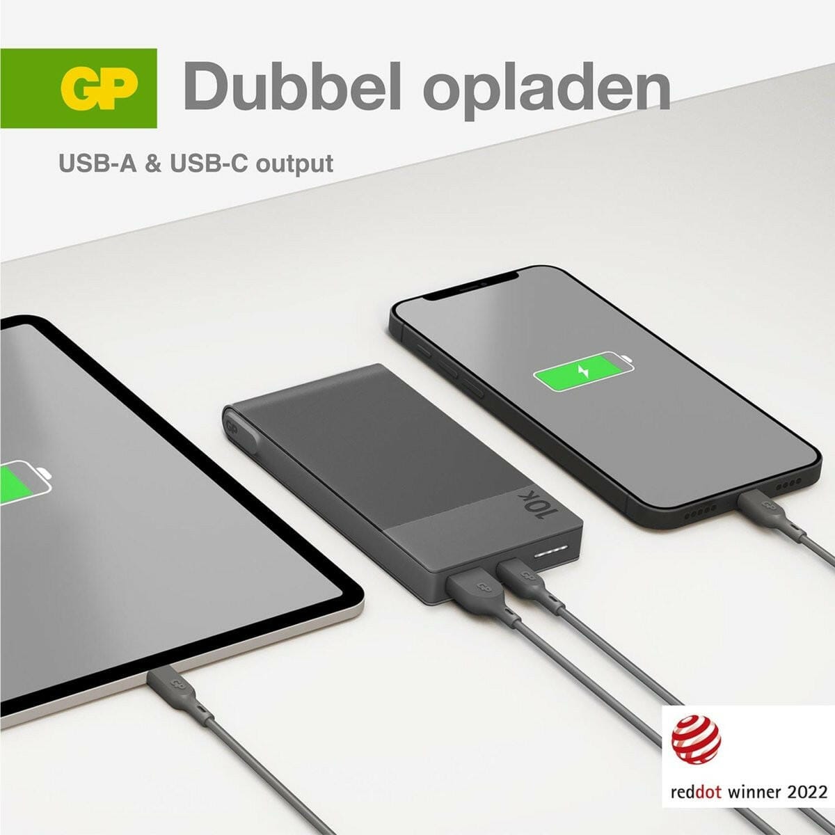 EP:Tummers GP POWERBANK USB-C 10.000MAH