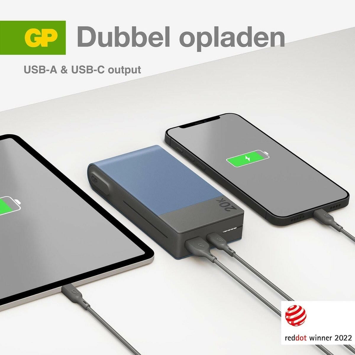 EP:Tummers GP POWERBANK USB-C 20.000MAH