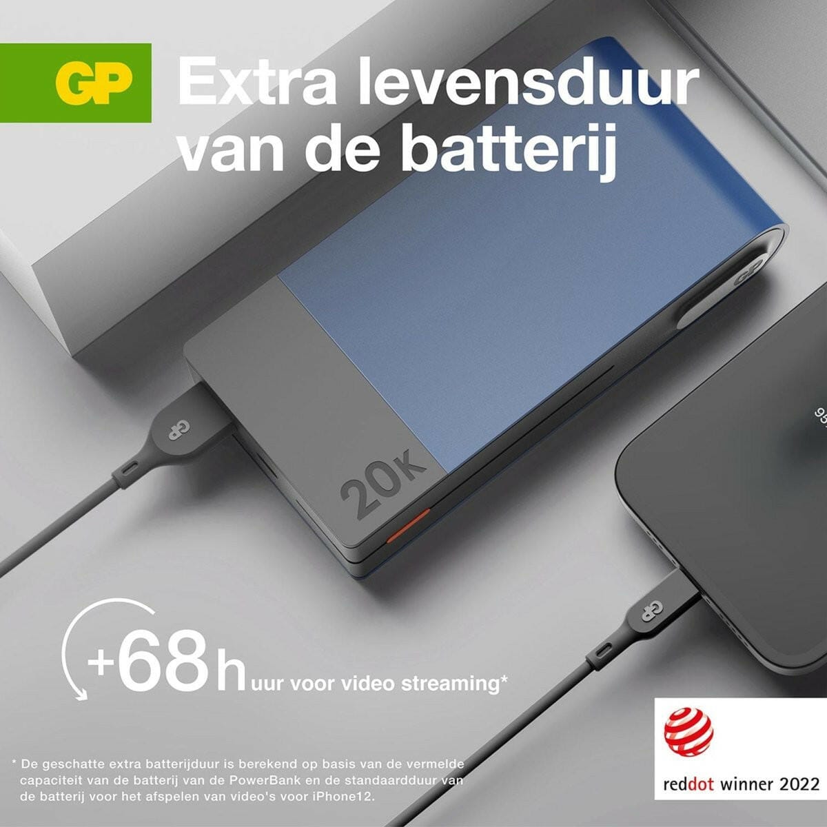 EP:Tummers GP POWERBANK USB-C 20.000MAH