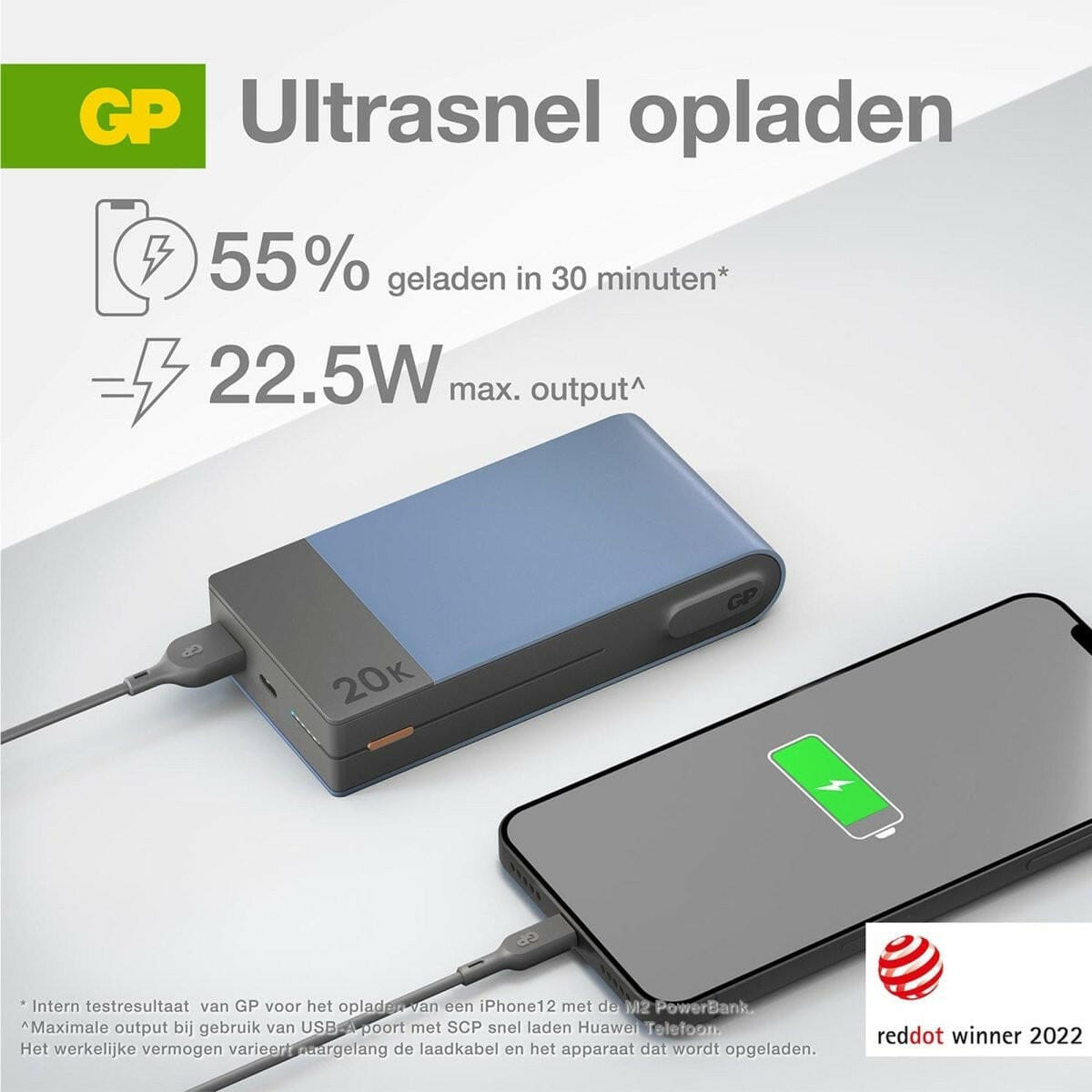 EP:Tummers GP POWERBANK USB-C 20.000MAH