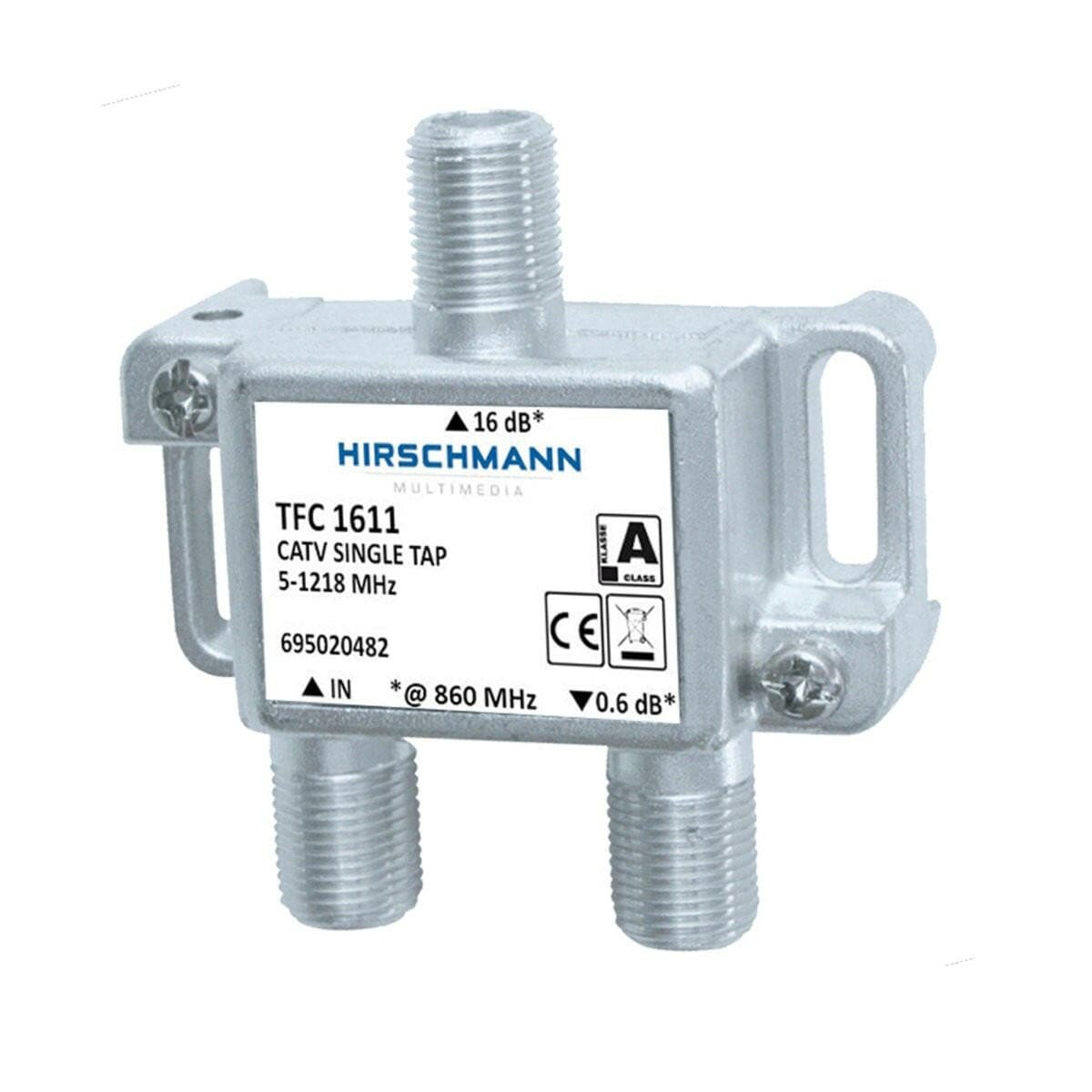 EP:Tummers HIRSCHMANN AFTAKELEMENT ENKELVOUDIG TFC 1611 SHOP [1218 MHZ]