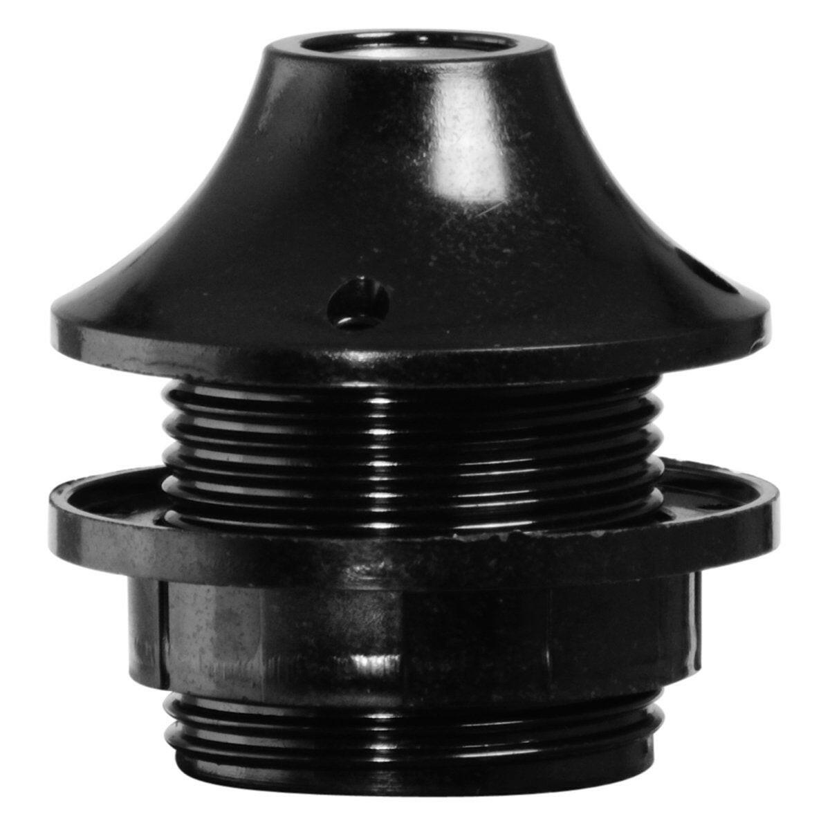 EP:Tummers LAMPFITTING E27 ZWART MET RING