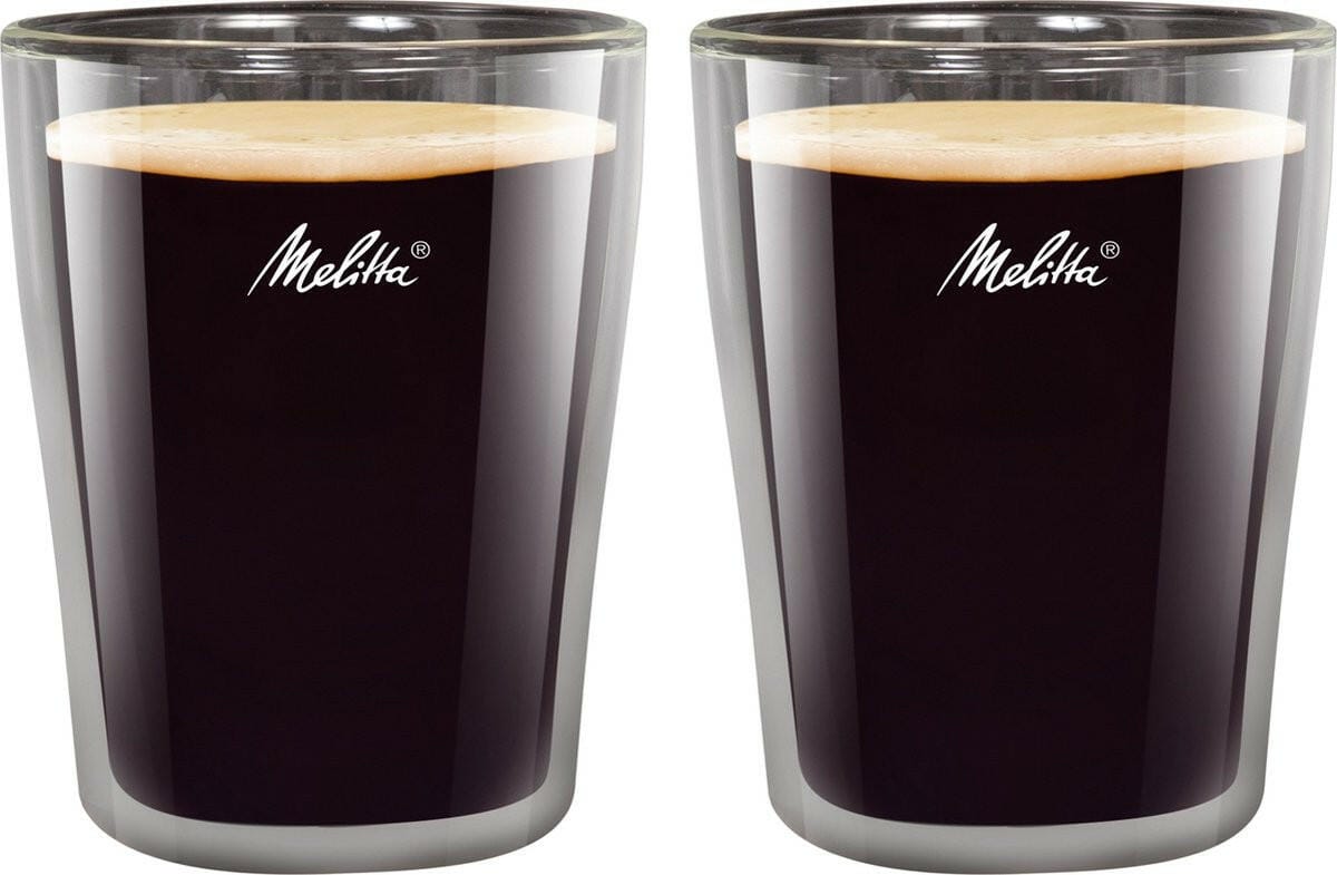EP:Tummers MELITTA GLAS KOFFIE 200ML 2ST 6761117