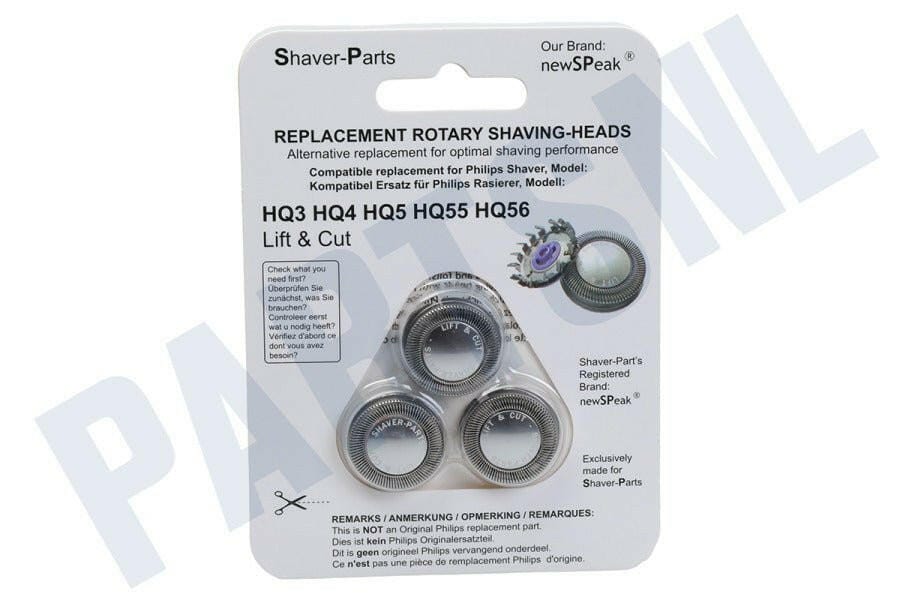 EP:Tummers NEWSPEAK SCHEERKOP ENKELE RING MET RETRACTIE MES