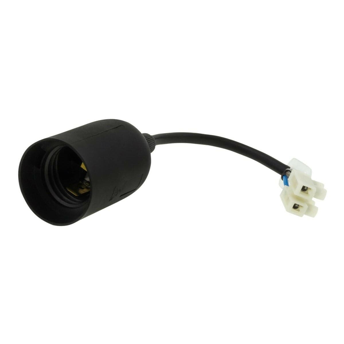 EP:Tummers VERHUISFITTING E27 ZWART 2ST.