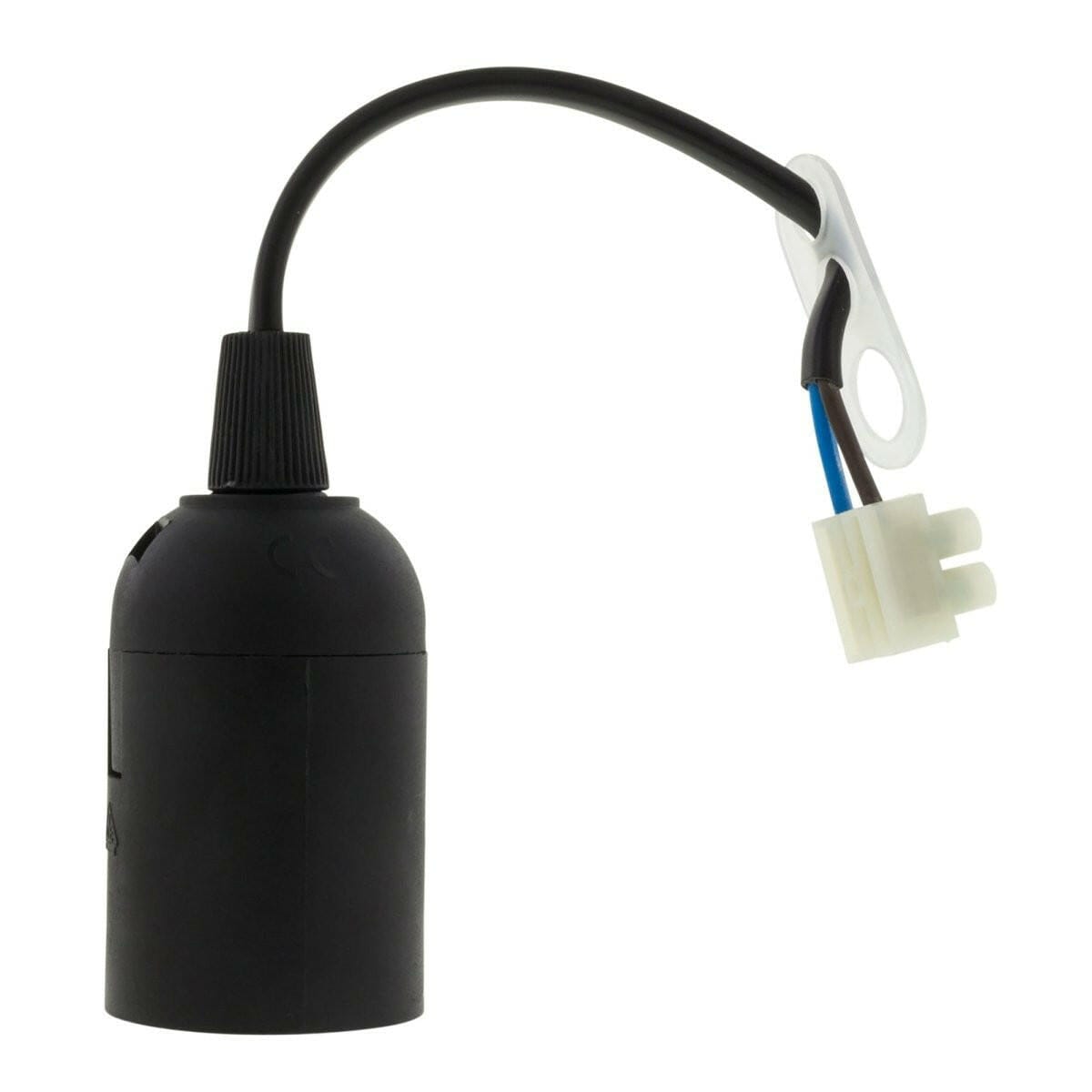 EP:Tummers VERHUISFITTING E27 ZWART 2ST.