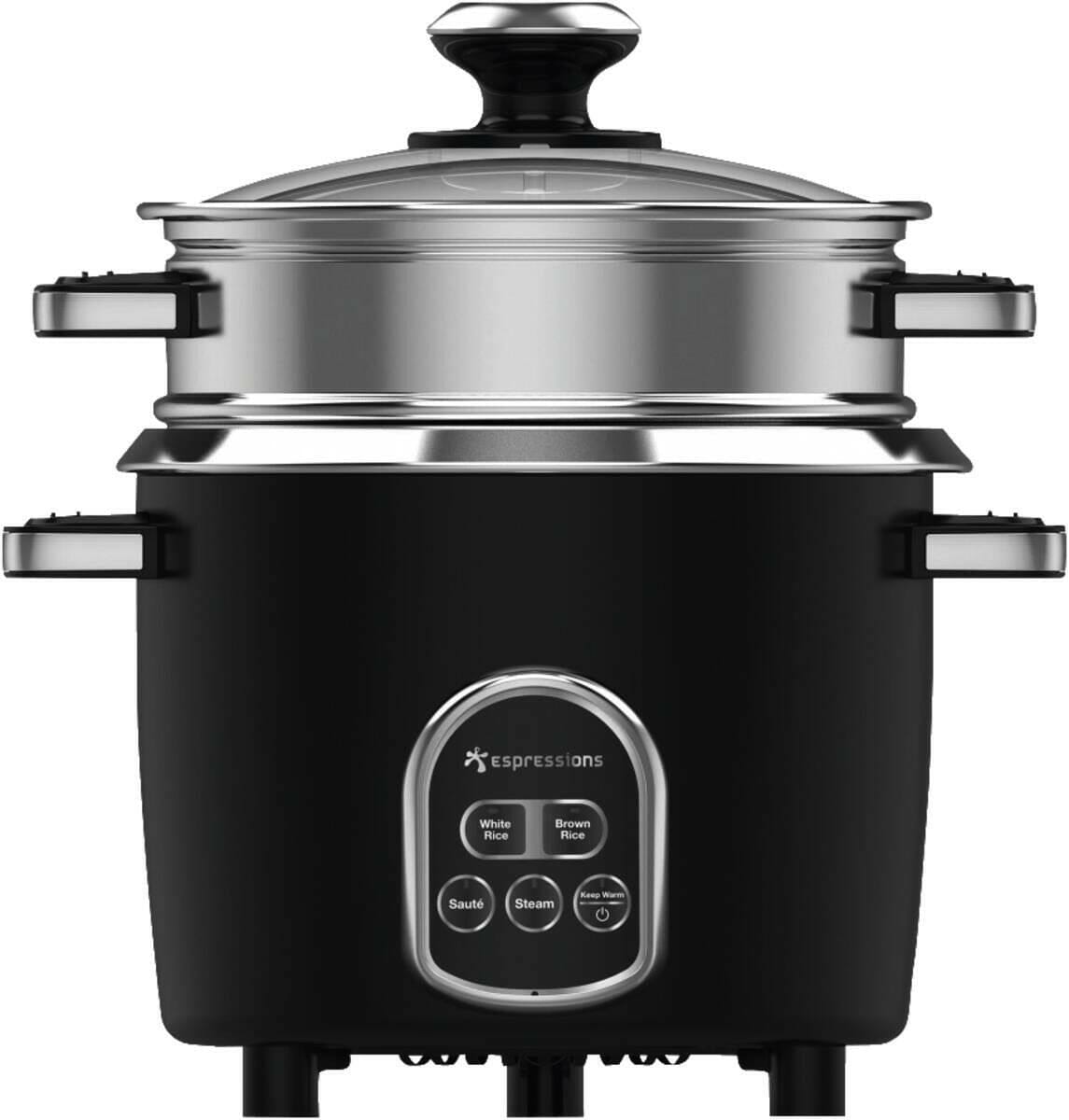 Espressions Espressions EP6200 Sauté Rijstkoker 1.4L / 7cups zwart-RVS
