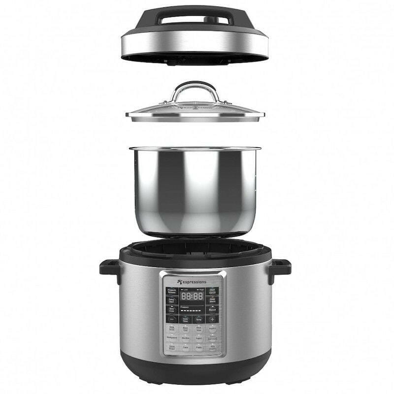 Espressions Espressions Smart Pressure Cooker 5,7L Sous-Vide functie RVS