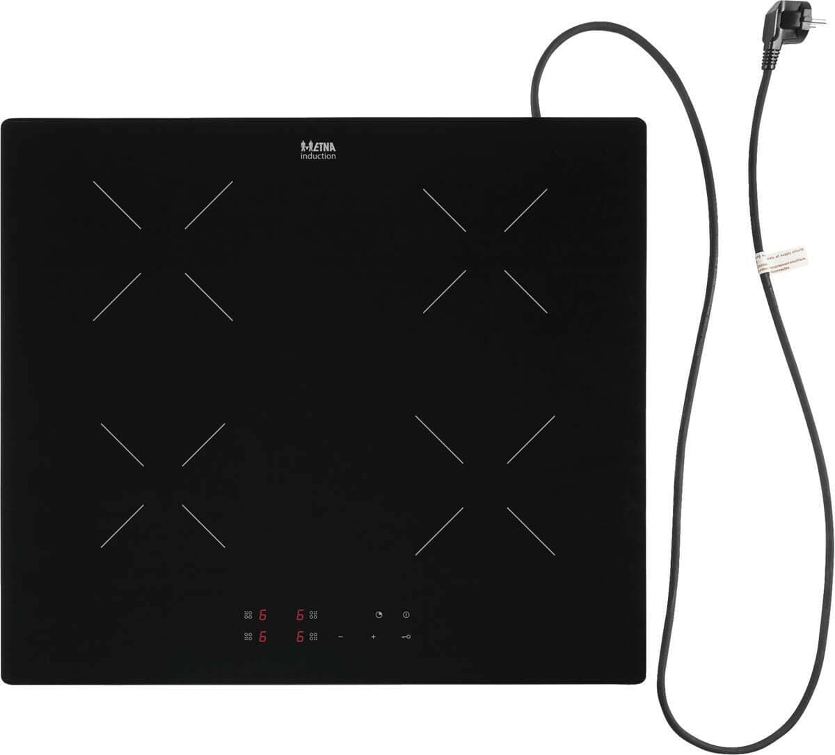 Etna Etna KIV164RVS zwart