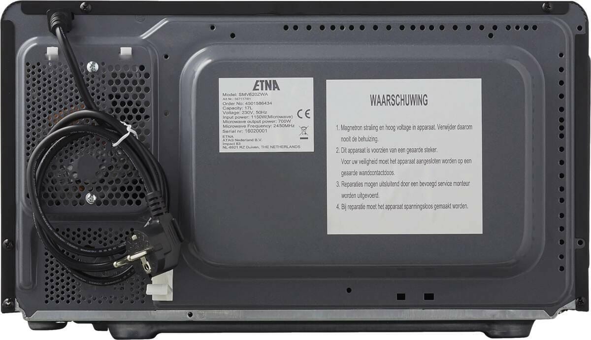 Etna Etna SMV620ZWA zwart