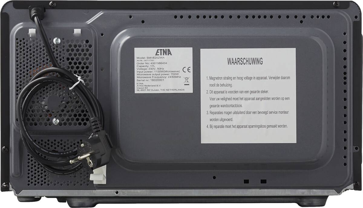 Etna Etna SMV620ZWA zwart