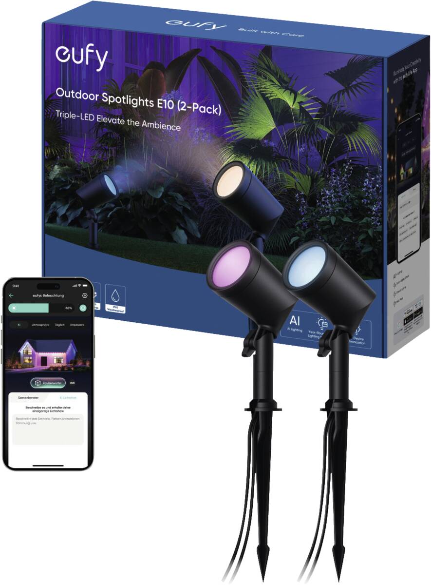 Eufy Eufy Outdoor Spot Light (E10) 2-Pack