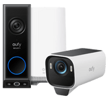 Eufy Eufy Video Doorbell Dual (E340) + eufyCam S3 Pro Add-on Camera + HomeBase 3 (S380)