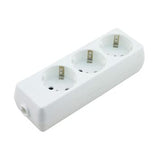 Exin Exin Verlengdoos 3-Voudig RA zonder Snoer wit