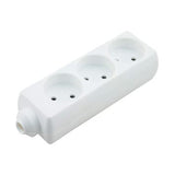Exin Exin Verlengdoos 3-Voudig zonder RA zonder Snoer Wit