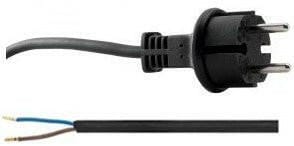 Exin Snoer 2x1mm2 2300W 10A zwart 20M H05VV-F